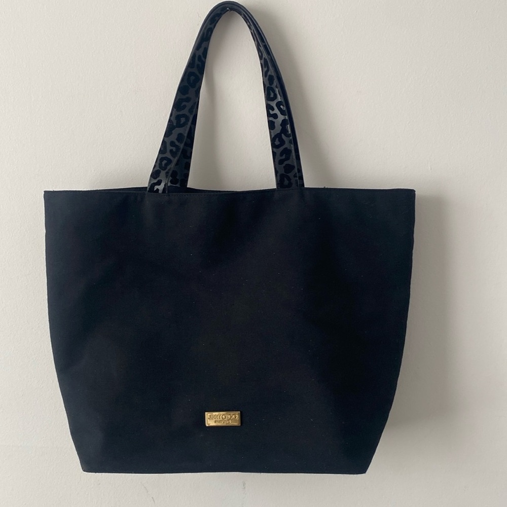 Black jimmy choo PARFUMs tote bag